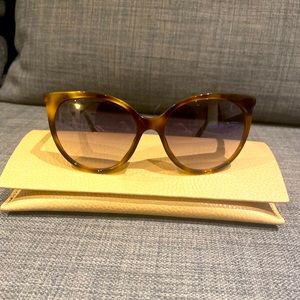 MaxMara sunglasses with leather case